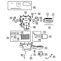 68079485AA Heater Core Tube, Sold individually