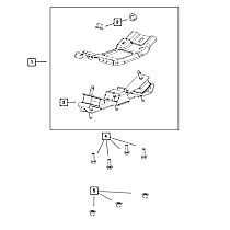 68090653AC Direct Fit Automatic Transmission Mount Insulator, Sold Individually