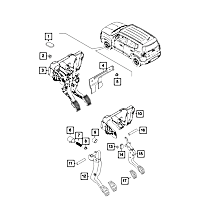 68095301AA Brake Pad Pin