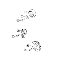 68095472AA Accessory Belt Idler Pulley