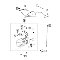 68100556AA Windshield Washer Pump Grommet
