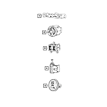 68110972AA Direct Fit Instrument Panel Switch Bezel, Sold Individually