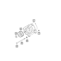 68113595AA Alternator Adjusting Bolt