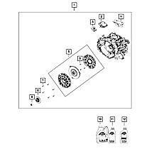 68120386AA Direct Fit Automatic Transmission Case Extension Bolt, Sold Individually