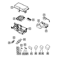 68123080AA Fuse Block, Sold individually