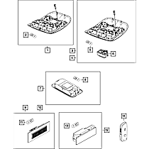 68124745AA Courtesy Light Kit