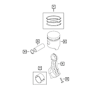 68133296AA Connecting Rod Bolt - Direct Fit
