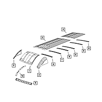 68134046AC Top Bow - Direct Fit