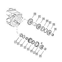 68136850AA Transfer Case Shift Mode Synchronizer Blocking Ring - Sold individually