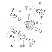 68137023AA Differential Shim Set