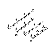 68144254AF Running Boards, Sold individually