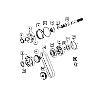 68161328AA Transfer Case Output Shaft Bearing