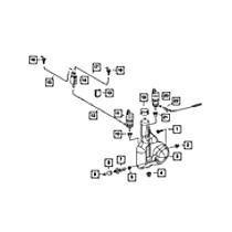 Washer Pump, Front, Eng. VIN: 6