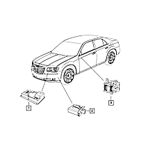 68170821AA Headlight Control Module