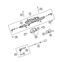 68184560AA Direct Fit Steering Coupling Boot, Sold Individually