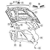 68185697AA Tape - Direct Fit, Sold individually