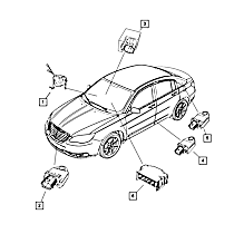 68186183AC Air Bag Module