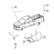 68189123AC Tailgate Wiring Harness