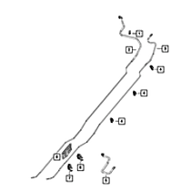 68193516AA Direct Fit Fuel Injection Fuel Feed Pipe, Sold Individually