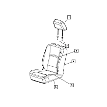 68196657AA Seat Foam - Direct Fit