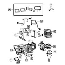 68197458AC Direct Fit Air Distribution Case, Sold Individually