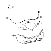 68199791AB Rear Light Harness Connector