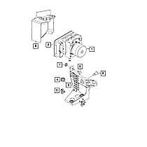 68201780AA Brake Hose Clip - Direct Fit