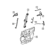 68202067AA Window Channel
