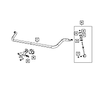 Direct Fit Stabilizer Bar Bushing Bracket, Sold Individually
