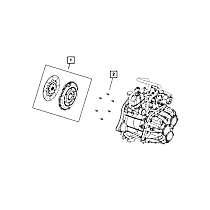 68211295AA Direct Fit Automatic Transmission Case Extension Bolt, Sold Individually