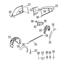 68216178AB Deck Lid - Sold individually