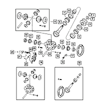 68216208AB Differential Carrier Bearing Adjuster Sold Individually