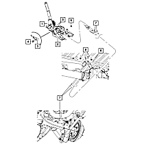 68224095AA Direct Fit Parking Brake Cable Guide