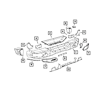 68231984AA Bumper Pad - Sold individually