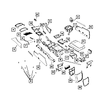 68233671AB Dash Mat, Sold Individually