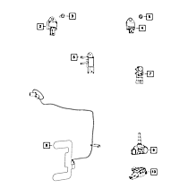 68237026AA Occupant Detection Sensor, Sold individually