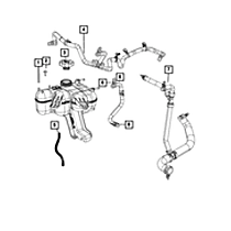 68244857AB Coolant Reservoir Hose - Sold individually