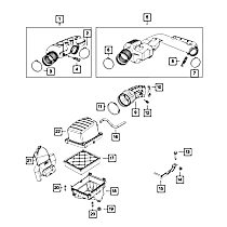 68245085AA Direct Fit Air Cleaner Temperature Sensor, Sold Individually