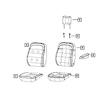 68247602AA Seat Foam
