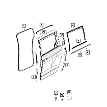 68247787AA Tape - Direct Fit, Sold individually