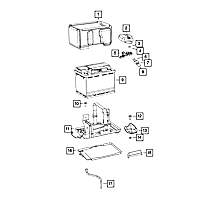 68256606AA Direct Fit Battery Control Module, Sold Individually