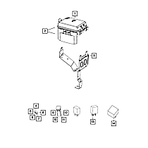 68260212AA Fuse Box Cover