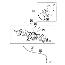 68266687AB Direct Fit Axle Vent Tube, Sold Individually