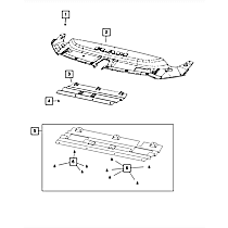 68276399AA Radiator Air Seal - Sold individually