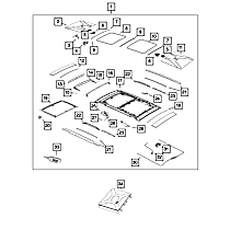 68278794AA Body Wiring Harness - Sold individually