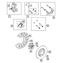 68284982AA Brake Bleed Screw Cap - Direct Fit, Sold individually