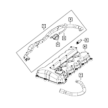 68285606AA PCV Hose - Direct Fit