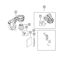 68292705AA Direct Fit HVAC Air Inlet Housing, Sold Individually