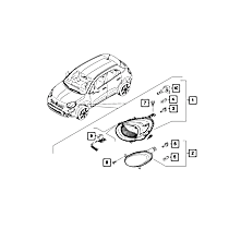 68305516AA Headlight Mount