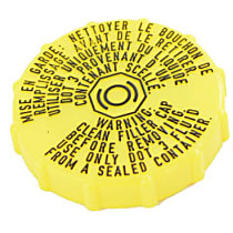 68306575AC Brake Reservoir Cap - Yellow, Plastic, Direct Fit